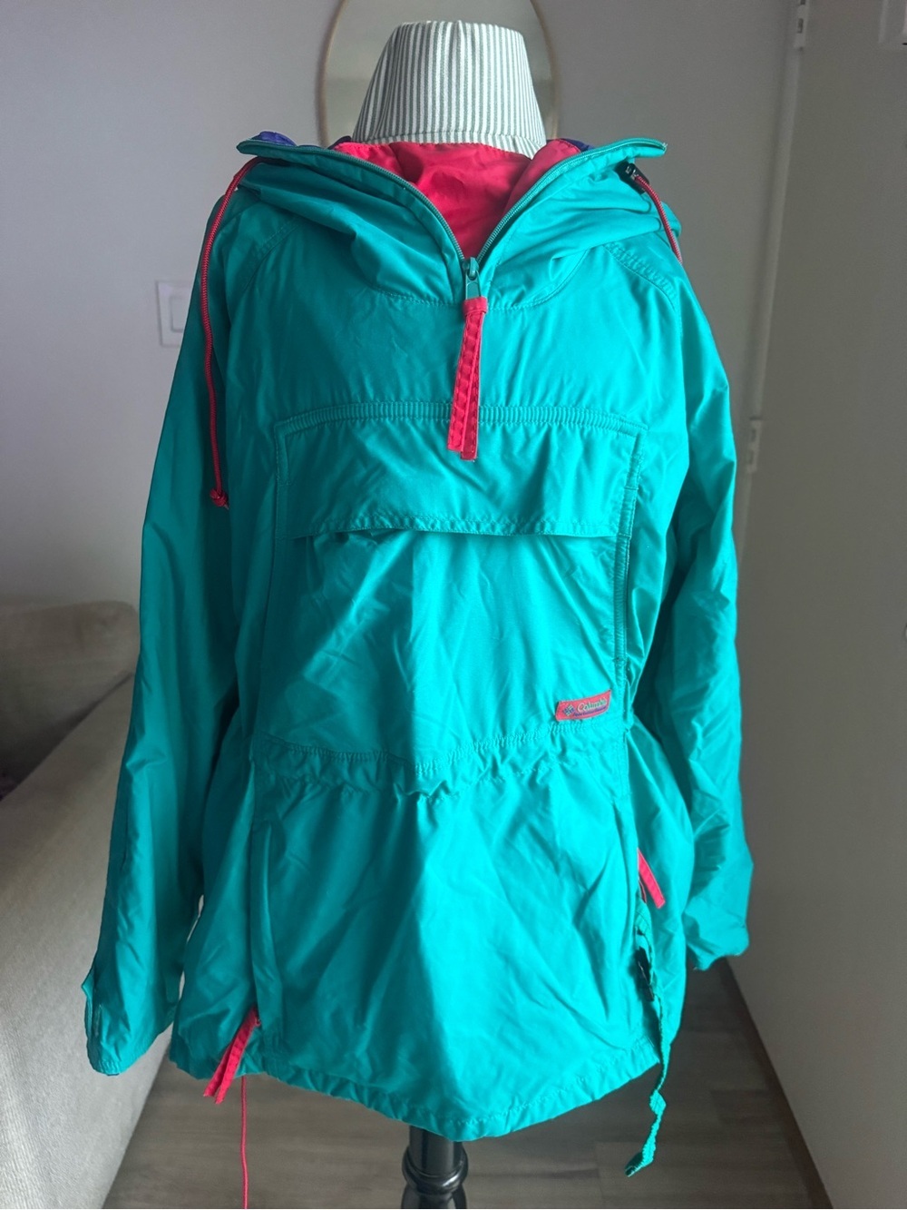 Vintage Columbia Pullover Windbreaker Jacket